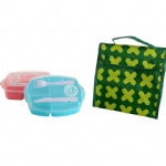 Lunch Box set with Cooler Bag