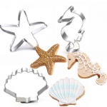 3D Sealife Stainless Steel Cookie Cutter set