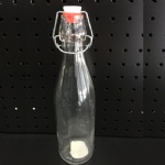 Glass Bottle with Flip Top